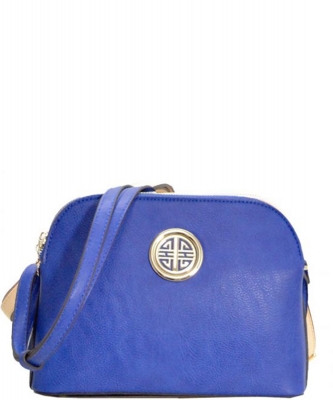 Messenger Handbag Design Faux Leather WU040NC RBLUE